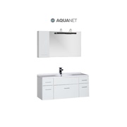 Комплект Aquanet Данте 00164824 110 зеркало/шкаф L + светильник