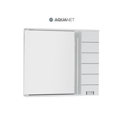 Шкаф-зеркало Aquanet Доминика 100 LED белое