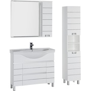 Комплект (гарнитур) Aquanet Доминика 00172409 100 зеркало LED белый