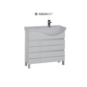 Тумба с раковиной Aquanet Доминика 49.5х90.5-2