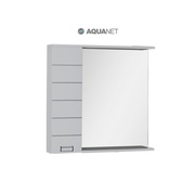 Шкаф-зеркало Aquanet Доминика 90 R LED белое