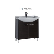 Тумба для раковины Aquanet Донна 80 2 дверцы Венге
