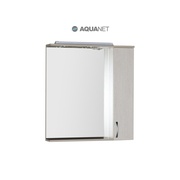 Шкаф-зеркало Aquanet Донна 80 Белый дуб