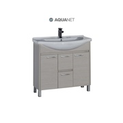Тумба для раковины Aquanet Донна 90 Белый дуб