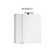 Зеркало-шкаф Aquanet Эвора 80 Серый антрацит