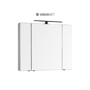 Зеркало-шкаф Aquanet Эвора 100 Серый антрацит
