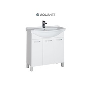 Тумба для раковины Aquanet Глория 80 Белая