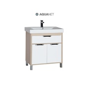 Тумба для раковины Aquanet Гретта 75 1 ящик 2 двери Светлый дуб