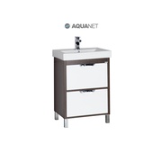 Тумба для раковины Aquanet Гретта 60 2 ящика Венге