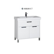 Тумба для раковины Aquanet Гретта 90 Белая