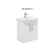 Тумба для раковины Aquanet Ирис 60 белый 2 фасада