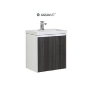 Тумба для раковины Aquanet Клио 60 белый фасад дуб эвкалипт мистери