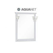 Зеркало Aquanet Лагуна 75 белый матовый