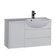 Тумба для раковины Aquanet Лайн 90 R белая