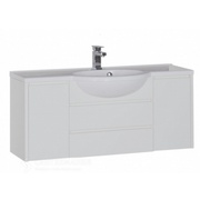 Тумба для раковины Aquanet Лайн 120 белая