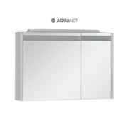 Шкаф-зеркало Aquanet Лайн 90 L Белое