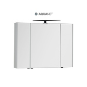 Шкаф-зеркало Aquanet Латина 100 Белое