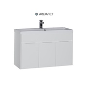 Тумба для раковины Aquanet Латина 100 Белая