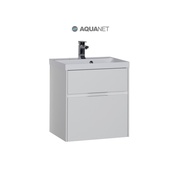 Тумба для раковины Aquanet Латина 60 2 ящика Белая