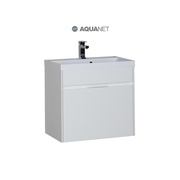 Тумба для раковины Aquanet Латина 70 1 ящик Белая