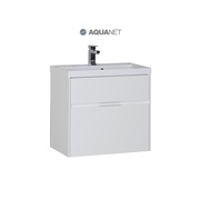 Тумба для раковины Aquanet Латина 70 2 ящика Белая