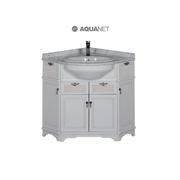 Тумба для раковины Aquanet Луис 70 угловая белая