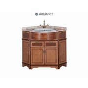 Тумба для раковины Aquanet Луис 70 угловая темный орех