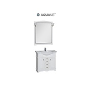 Комплект (гарнитур) Aquanet Луис 00176645 90 белый раковиной столешницей (Shenxin)