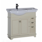 Тумба для раковины Aquanet Луис 90 L Бежевая