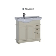 Тумба для раковины Aquanet Луис 90 L Бежевая