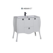 Тумба для раковины Aquanet Мадонна 90 белый (swarovski)