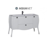 Тумба для раковины Aquanet Мадонна 120 белый (swarovski)