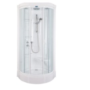 Душевая шторка Aquanet Malibu прозрачная 86х86 см