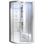 Душевая шторка Aquanet Malibu тонированная 86х86 см