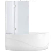 Шторка для ванны Aquanet Mayorca AQ3 L 100х160 см матовая./проф. хром