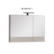 Шкаф-зеркало Aquanet Нота 90 Светлый дуб