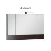 Шкаф-зеркало Aquanet Нота 100 Венге