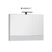 Шкаф-зеркало Aquanet Нота 90 Белое