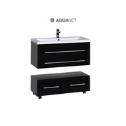 Тумба для раковины Aquanet Нота 90 Черная