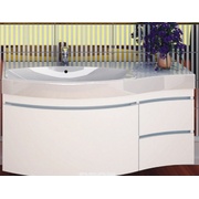 Тумба для раковины Aquanet Опера 115 L белый (3 ящика)