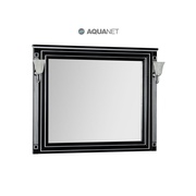 Зеркало Aquanet Паола 120 черный/патина серебро