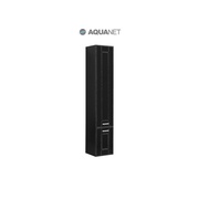 Шкаф-пенал подвесной Aquanet Рондо 35 черный антик фасады