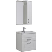 Комплект Aquanet Рондо 00195699 60 2 ящика зеркало Камерино белый