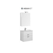 Комплект Aquanet Рондо 00195701 70 2 ящика зеркало Камерино белый