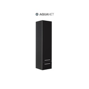 Шкаф-пенал Aquanet Сиена 40 L черный