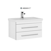 Тумба для раковины Aquanet Сиена 70 подвесная 2 ящика белый