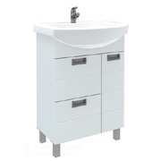Тумба с раковиной Aquanet Сити 60 белая