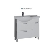 Тумба Aquanet Сити 90 L венге