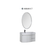 Комплект Aquanet Сопрано 2-95 L белый (2 дверцы 2 ящика)
