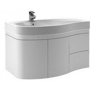 Тумба Aquanet Сопрано 2-95 L белый (2 дверцы 2 ящика)